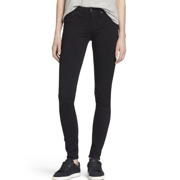RAG & BONE Black Legging Skinny Jeans - Picture 2 of 12